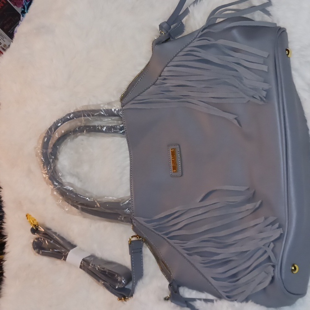 Beautiful Leather Fringe Sachel.  NWOT